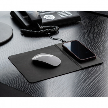 Logo trade promotional product photo of: Mousepad with Wireless Charging ROTHERHAM