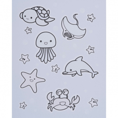 Logo trade promotional merchandise image of: Watercoloring Book ANGERS