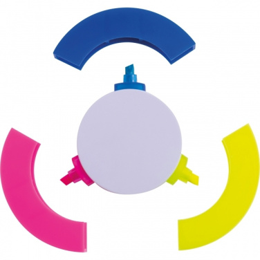 Logo trade promotional gift photo of: 3-in-1 Highlighter ANDORRA