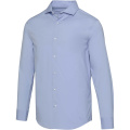 Carnelian poplin men's shirt, Light blue
