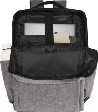 Logo trade business gift photo of: Libra 15” GRS recycled laptop backpack 15L