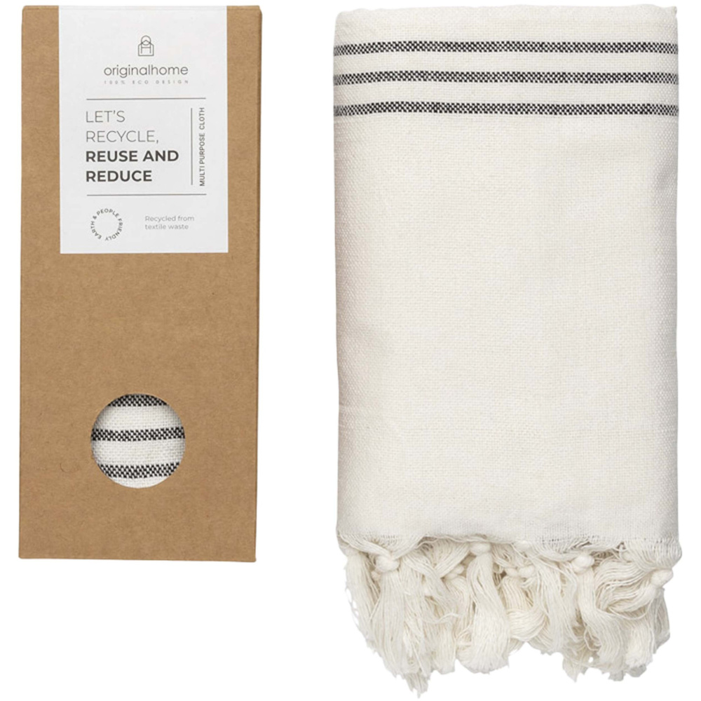 Logo trade business gift photo of: Originalhome recycled cloth - 85 x 175 cm