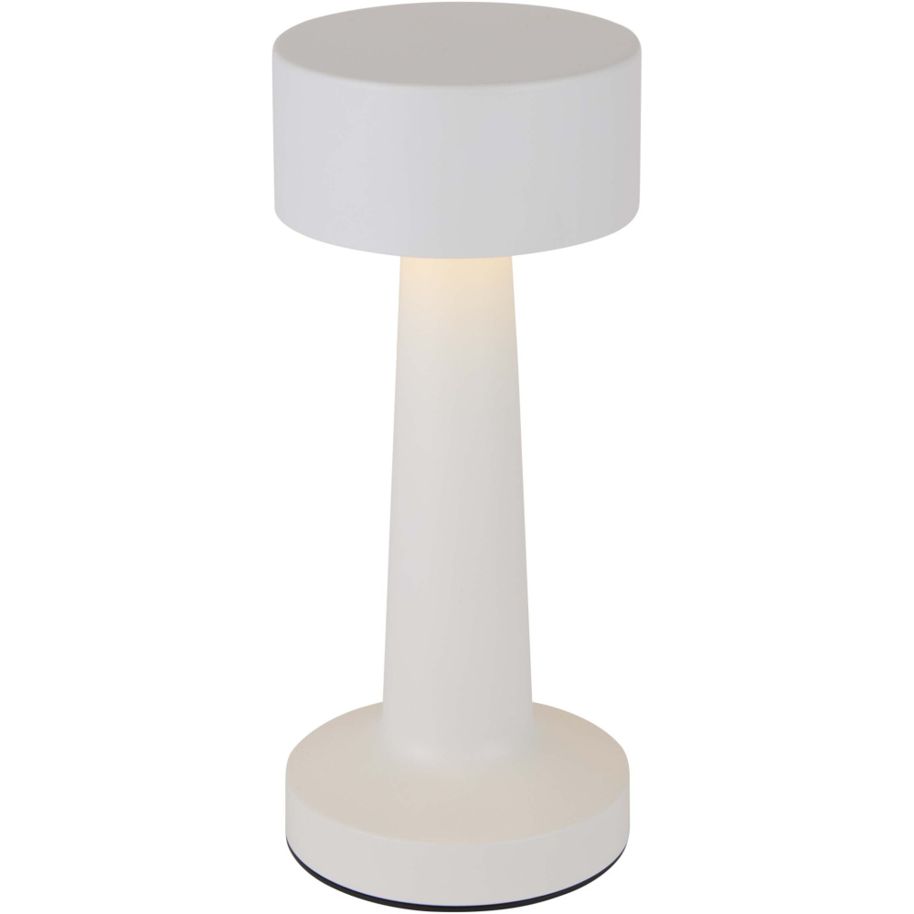 Logo trade promotional item photo of: Aludra rechargeable dimmable table lamp with 3 light modes