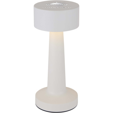Logo trade promotional giveaways image of: Aludra rechargeable dimmable table lamp with 3 light modes