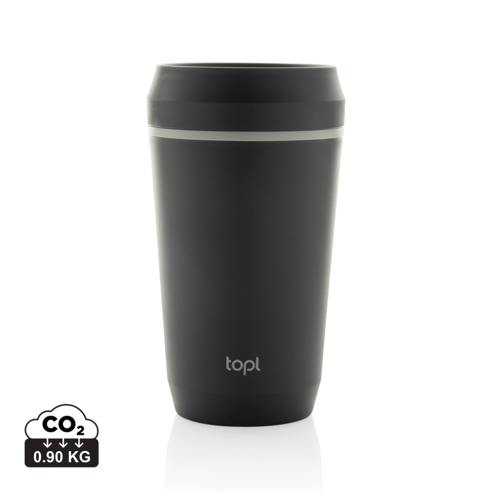 Logo trade corporate gift photo of: Topl Recycled Plastic To Go Tumbler Patented 360 Lid 354ml