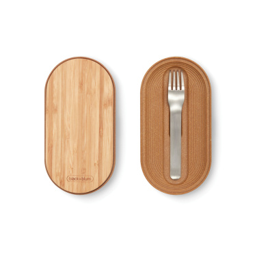 Logotrade promotional gifts photo of: Black+Blum Stainless Steel Double Bento Box