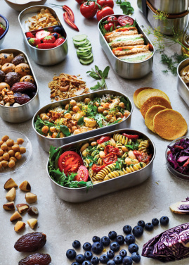 Logo trade promotional gift photo of: Black+Blum Stainless Steel Double Bento Box