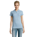 PERFECT WOMEN POLO 180g, Sky Blue Pique