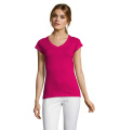 MOON WOMEN T-SHIRT 150g, Fuchsia