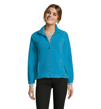 Logotrade promotional merchandise image of: NORTH WOMEN ZIPPED FLEECE
