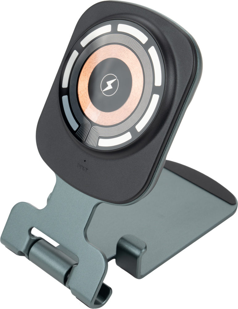 Logotrade promotional item image of: Phone holder with wireless charger