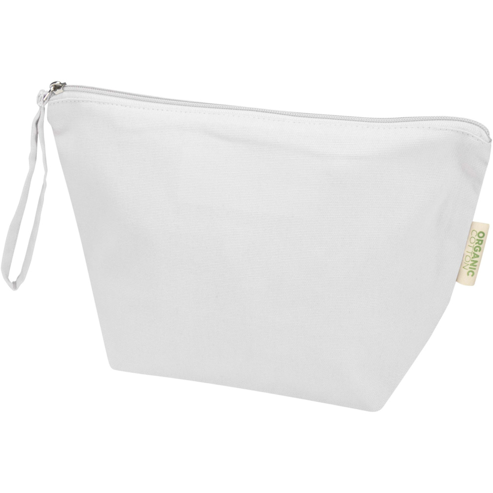 Logotrade promotional item picture of: Odisha 180 g/m² OCS organic large accessory pouch 3L