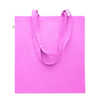 Logo trade promotional products image of: Recycled cotton shopping bag