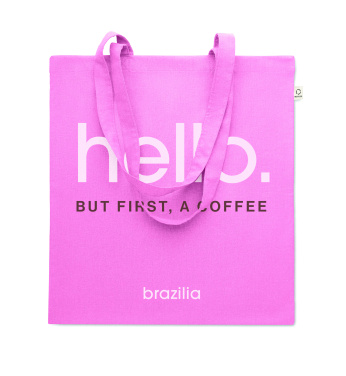 Logo trade promotional giveaways picture of: Recycled cotton shopping bag
