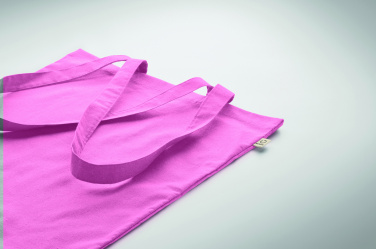 Logo trade corporate gifts image of: Recycled cotton shopping bag