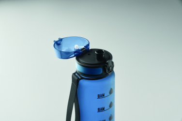Logo trade promotional merchandise photo of: Sports water bottle RPET 1L