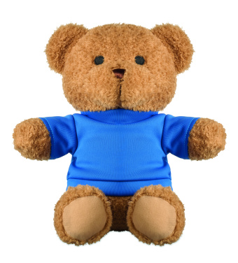 Logo trade promotional product photo of: Teddy bear with t-shirt 23 cm