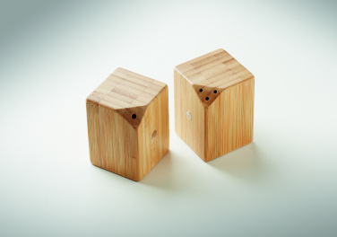 Logotrade advertising product image of: Bamboo salt & pepper set