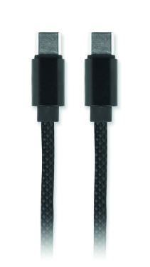 Logo trade promotional merchandise image of: Braided magnetic cable in RPET