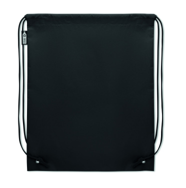 Logo trade promotional item photo of: Drawstring bag RPET non-woven