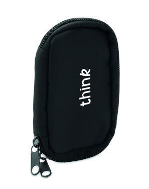 Logo trade promotional items image of: Key case in 300D RPET