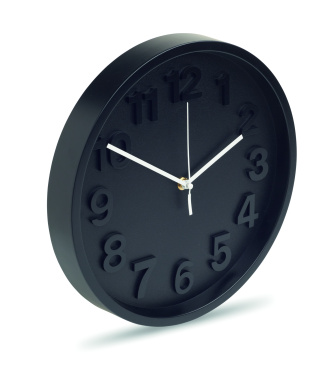 Logo trade promotional gift photo of: Wall clock in PP