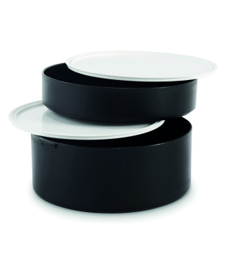 Logo trade corporate gifts picture of: PP two-tier lunch box 950 ml