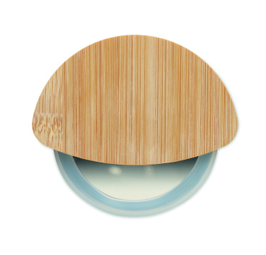 Logo trade advertising products picture of: Round bamboo pizza cutter