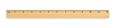 Logo trade advertising products image of: Wooden ruler 30cm