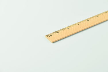 Logo trade promotional gifts image of: Wooden ruler 30cm
