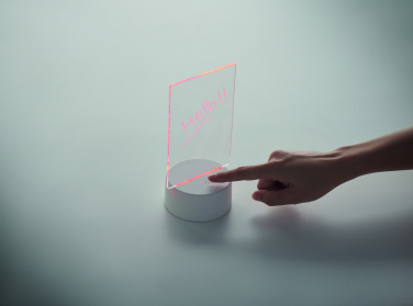 Logo trade business gifts image of: Light-up LED memo board