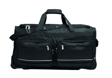 Logo trade promotional product photo of: Duffle bag trolley 600D RPET
