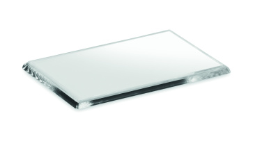 Logo trade promotional giveaways image of: Acrylic photo magnet rectangula