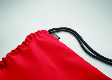 Logo trade promotional items picture of: Large drawstring bag 300D RPET