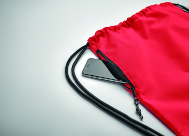 Logotrade corporate gift picture of: Large drawstring bag 300D RPET