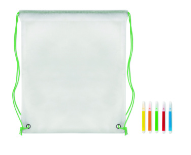 Logotrade advertising product picture of: Non woven kids bag with pens