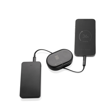 Logotrade promotional giveaway image of: Chargevix RCS rplastic Multi-functional 60W charging set