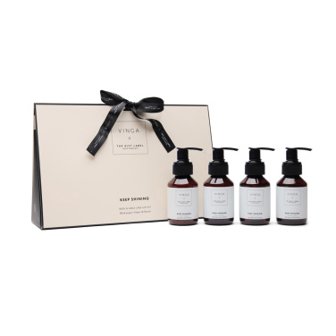 Logo trade promotional giveaways picture of: VINGA x TGL body and hand care gift set