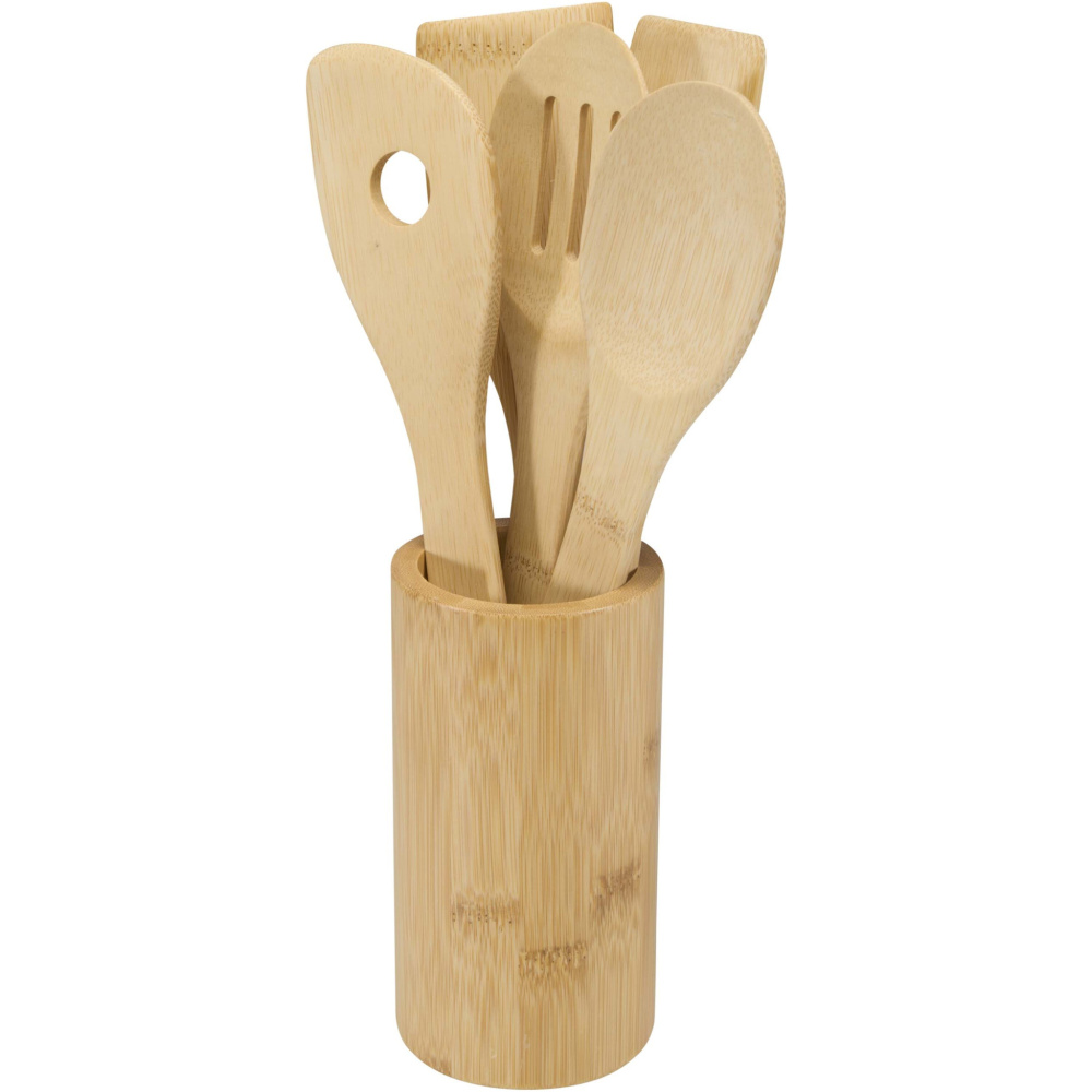 Logo trade business gifts image of: Tala bamboo kitchen tool set