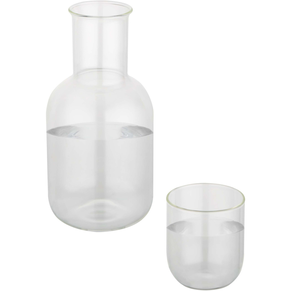 Logo trade promotional gift photo of: Amelie glass carafe and cup set