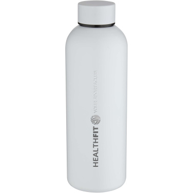 Logo trade promotional merchandise image of: Spring 750 ml RCS recycled single wall stainless steel water bottle