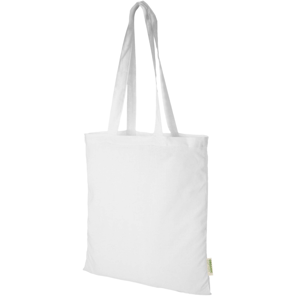 Logo trade promotional item photo of: Odisha 140 g/m² OCS organic tote bag 7L
