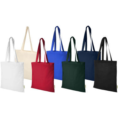 Logotrade promotional giveaway image of: Odisha 140 g/m² OCS organic tote bag 7L