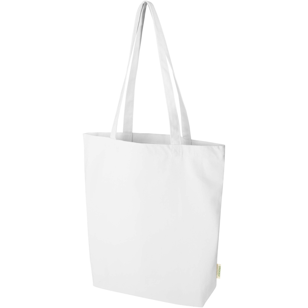 Logotrade advertising products photo of: Odisha 180 g/m² OCS organic wide bottom tote bag 11L