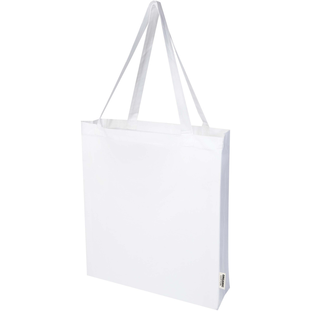 Logotrade advertising product picture of: Odisha 180 g/m² OCS organic full gusset tote bag 14L