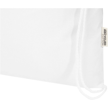 Logotrade business gift image of: Peru Blend 180 g/m² GRS recycled drawstring bag 5L