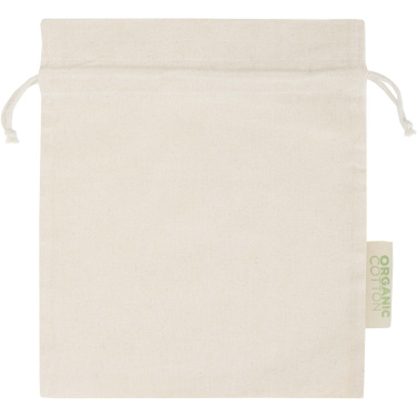 Logo trade promotional products image of: Odisha 140 g/m² OCS organic gift bag - 30 x 25 cm