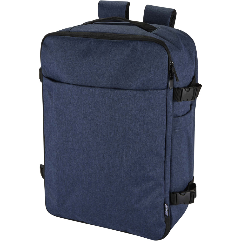 Logo trade promotional merchandise photo of: Libra 17" GRS recycled carry-on backpack 25L