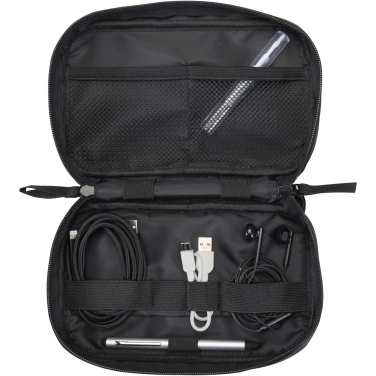 Logotrade promotional giveaway picture of: Resi Plus GRS recycled tech pouch 1L