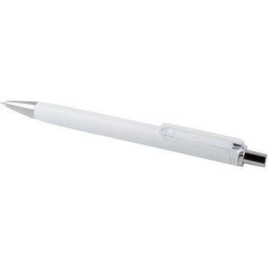 Logotrade promotional gift picture of: Feld RCS recycled ballpoint pen with metallic finish (black ink)